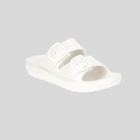 Wonder Nation Girls EVA Double Buckle Sandals Size 13-1 - Picture 1 of 4